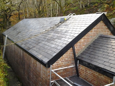 New slate roof at Gwaith Powdwr nature reserve (c) Rob Booth
