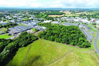 Wrexham Industrial Estate Living Landscape panorama