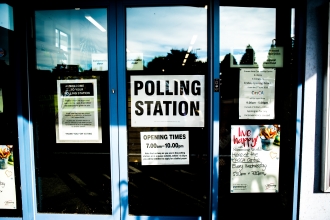 Election polling station