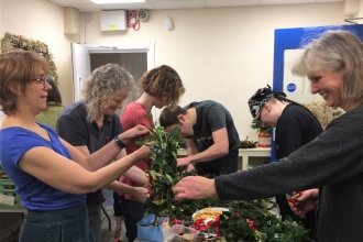 Wreath making