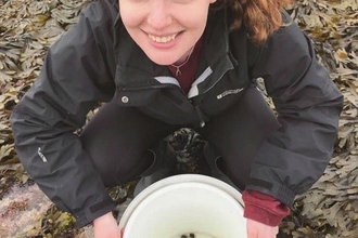 Picture of Briony doing conservation activities