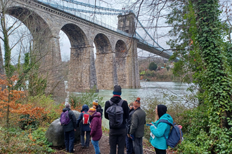 Menai bridge, Mon Gwyrdd guided walk