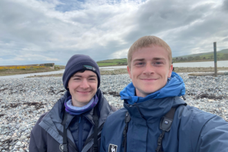 Nick and Zak Cemlyn wardens