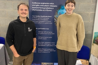Bronwen and Greg at Green Skills event
