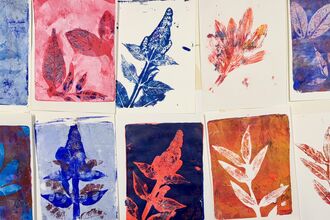 Gelli printmaking workshop