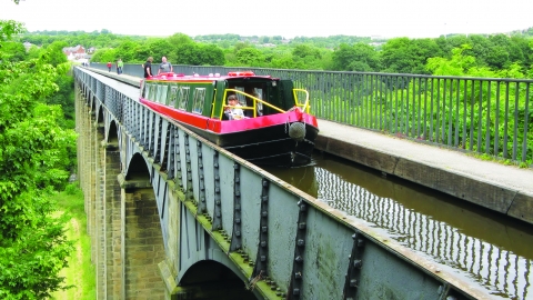 Pontcysyllte Aqueduct near Pisgah Quarry