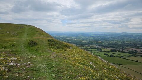 View from Moel Hiraddug 