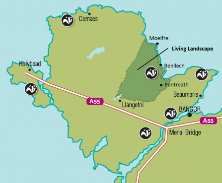 Anglesey Fens map (c) NWWT