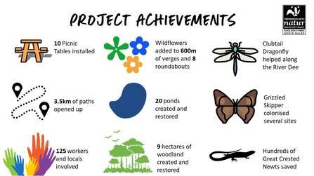 Wrexham Project achievements infographic