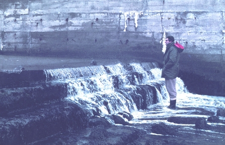 The original weir seen in 1967