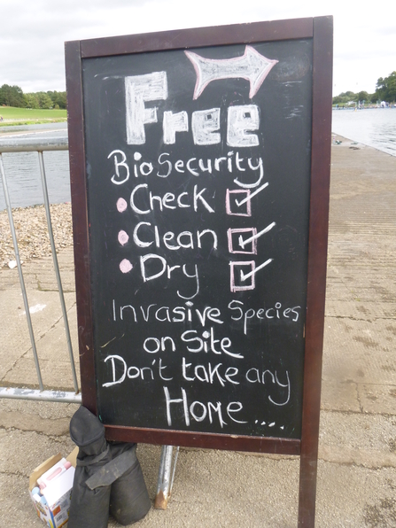 Biosecurity sign