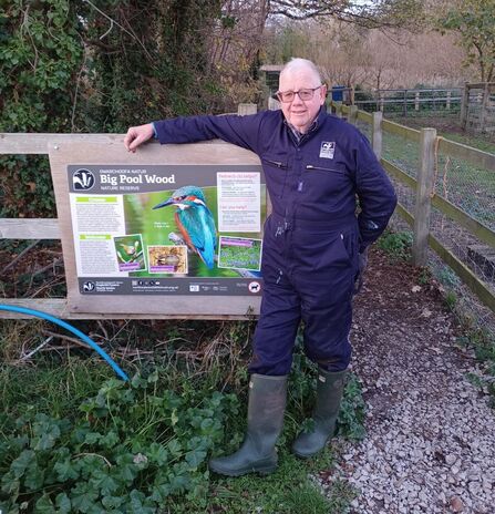 Peter Scarll at Big Pool Wood