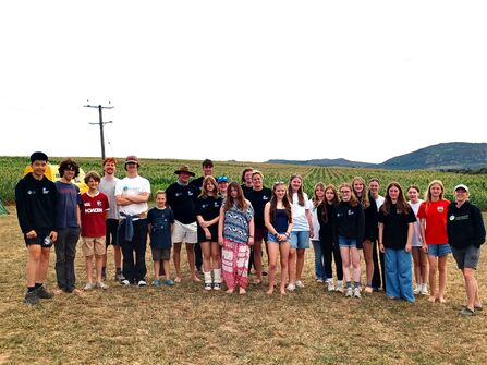 A group of young people, Ocean Rescue Champions