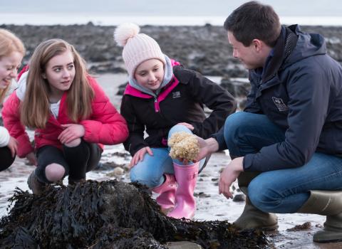 Our Wild Coast_Andy with group_BBC Countryfile Feb 2018_Dilys Thompson