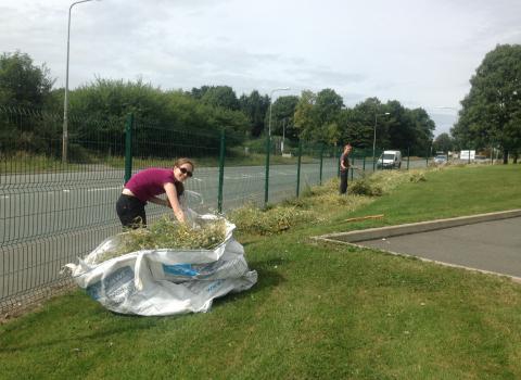 Village Bakery verge cutting