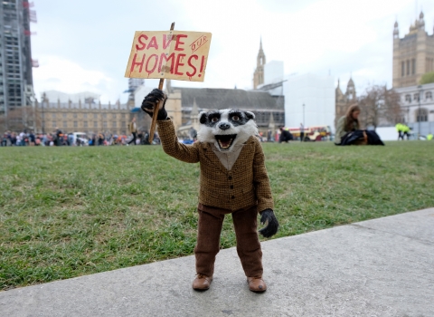 Badger protest_Mass Lobby