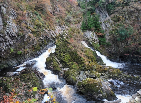 Waterfall at Ffos Anoddyn