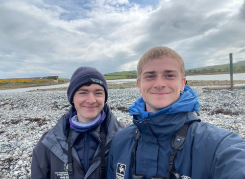 Nick and Zak Cemlyn wardens